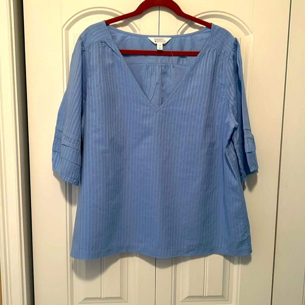 Light blue top size 2x new without tags